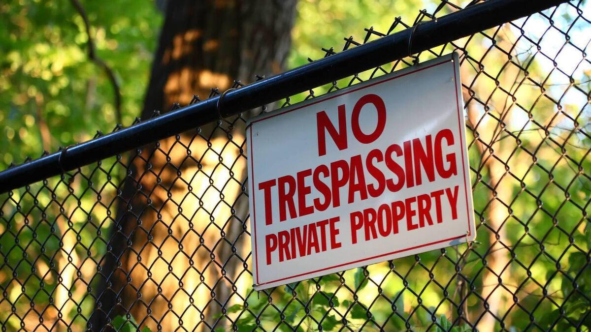 Should I be worried about trespassers on my land?